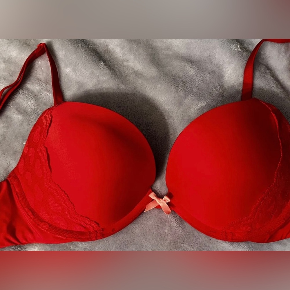 Victoria’s Secret Push Up Pigeonnant 34B neon red/hot pink